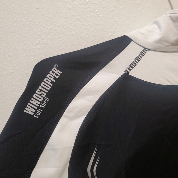 GORE Running Wear Size Medium Black Full Zip Windstopper Soft Shell Jacket Men's - Picture 4 of 6